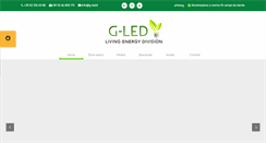 Desktop Screenshot of g-led.it